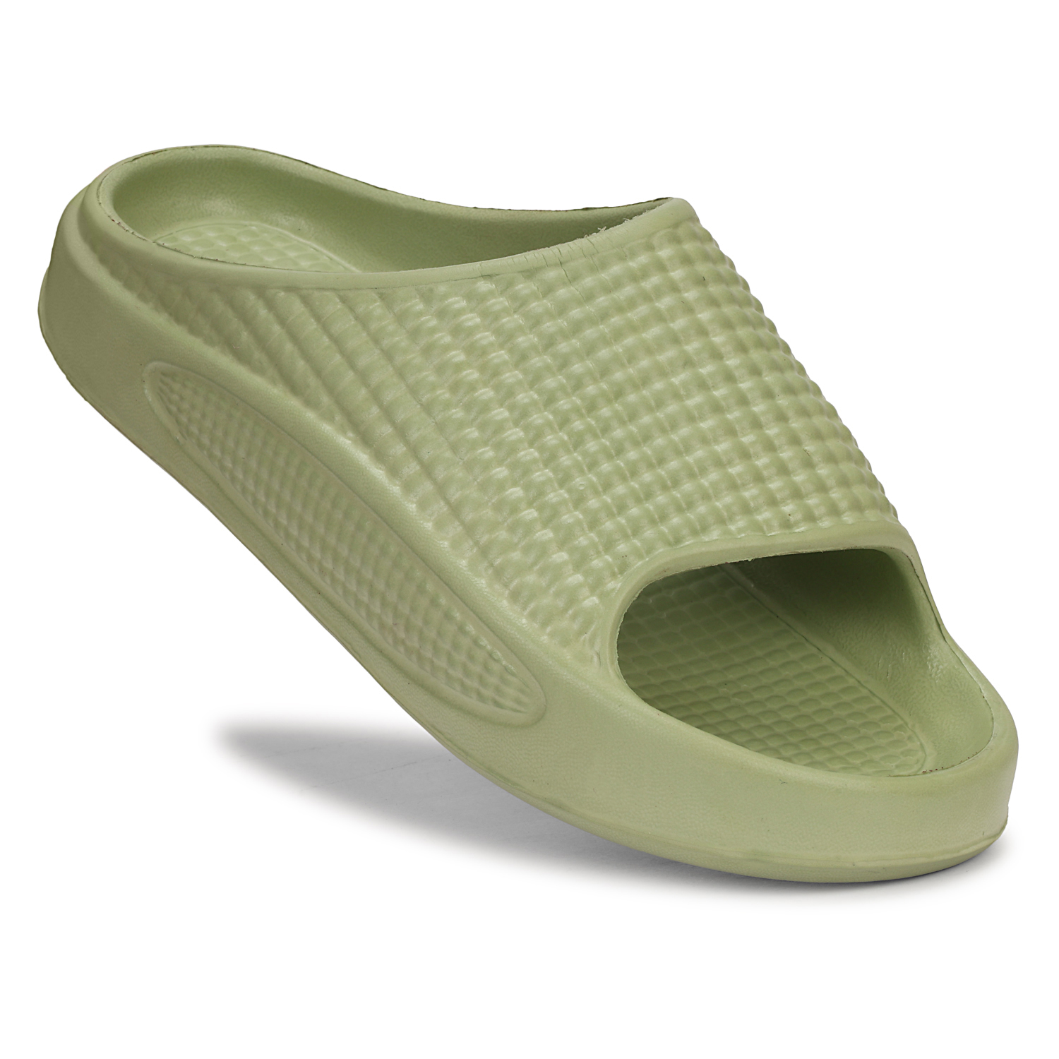Velmorahh Olive Green Tie Dye EVA Flip Flops for Men & Women | Lightweight Hawai Chappal | Soft Cushion Comfort | Waterproof Casual Slippers