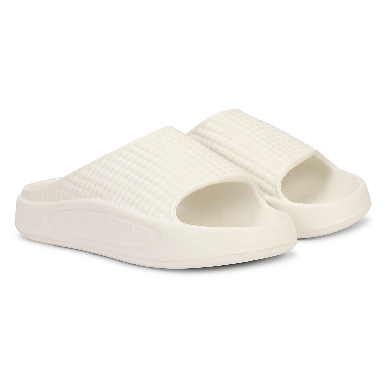 Velmorahh White Tie Dye EVA Flip Flops for Men & Women | Lightweight Hawai Chappal | Soft Cushion Comfort | Waterproof Casual Slippers - Image 4