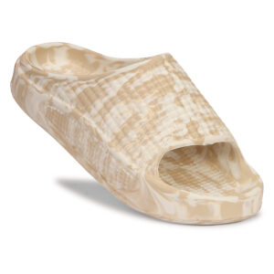 Velmorahh White Cream Tie Dye EVA Flip Flops for Men & Women | Lightweight Hawai Chappal | Soft Cushion Comfort | Waterproof Casual Slippers